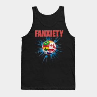 Fanxiety, World Cup 2022, Soccer, World Cup, Football, 2022 World Cup, Game Day, World Cup Trophy, Gift For Him, Gift For Her Tank Top